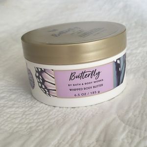 Bath & body works butterfly whipped body butter raspberry